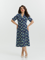 4536 Халат на пуговицах