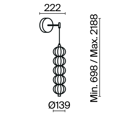 Настенный светодиодный светильник Maytoni Golden Cage MOD216WL-L10G3K
