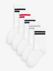 Носки хлопковые для мальчика Next C82-221, 5 шт., Белый