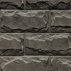 Фасадные панели Блок, темно-серый Fineber (Файнбир)