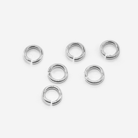 Колечки соединительные 7мм, толщина 1,2мм, родирование