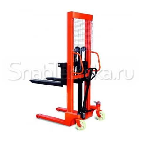Штабелер ручной гидравлический PWMS 1016 (1000 кг 1,6 м фиксированные вилы)