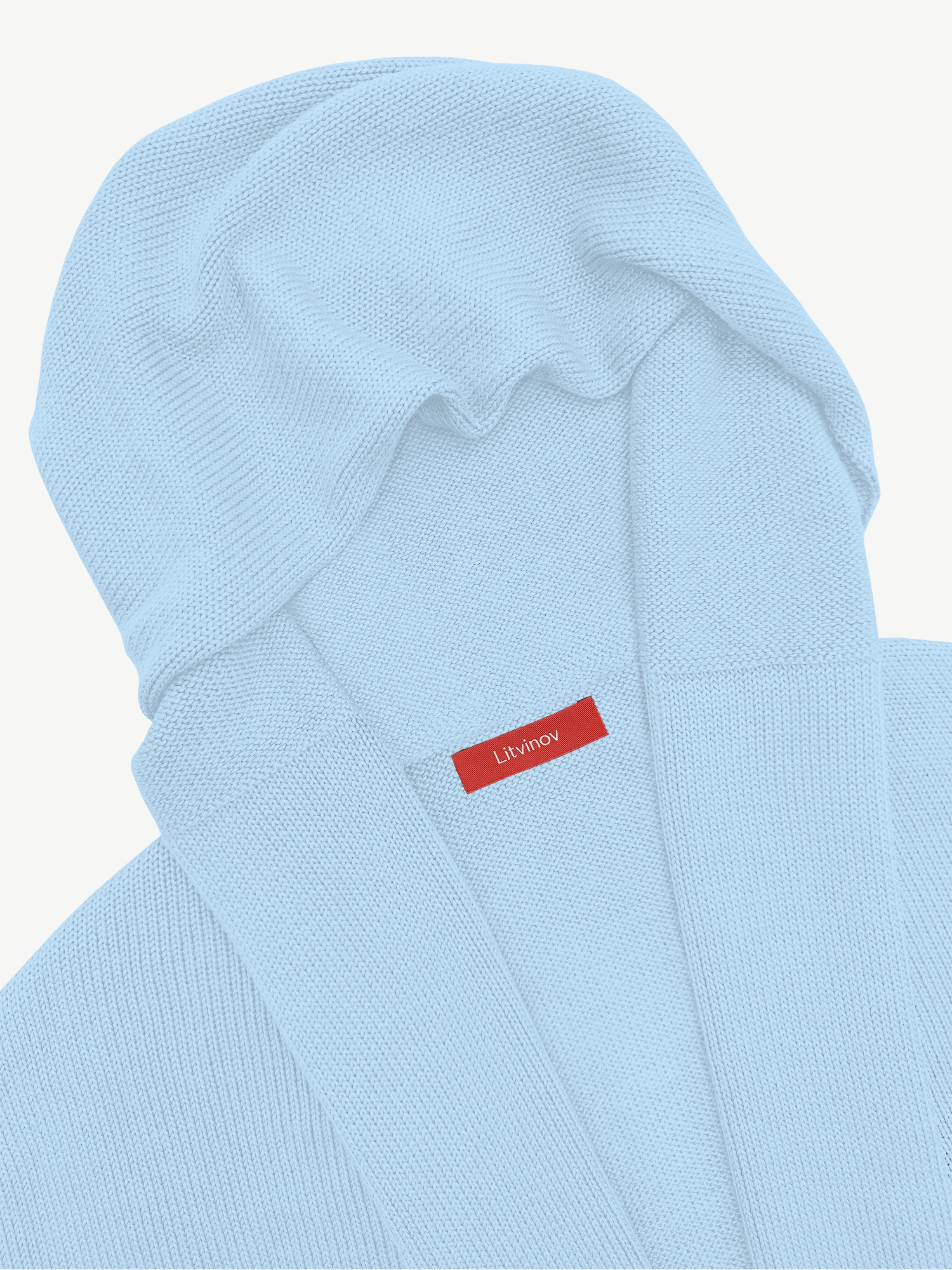 Кардиган с капюшоном из экохлопка