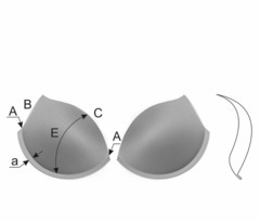 Чашки пуш-ап белые (85В-90А-80С-75D-70E), Беларусь