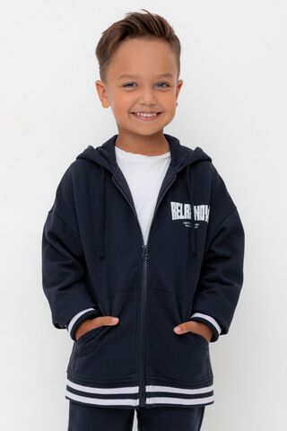 джемпер  для мальчика  КР 302758/индиго к569