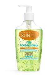 Floresan Солнцезащитная серия BEAUTY SUN Гель после солнца АЛОЭ-ВЕРА, 220мл