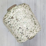 Пряжа Shine Paillettes 63134 желтое золото на топленом молоке