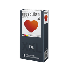Презервативы "Masculan, 4 Classic XXL", увеличенного размера, 10 шт.