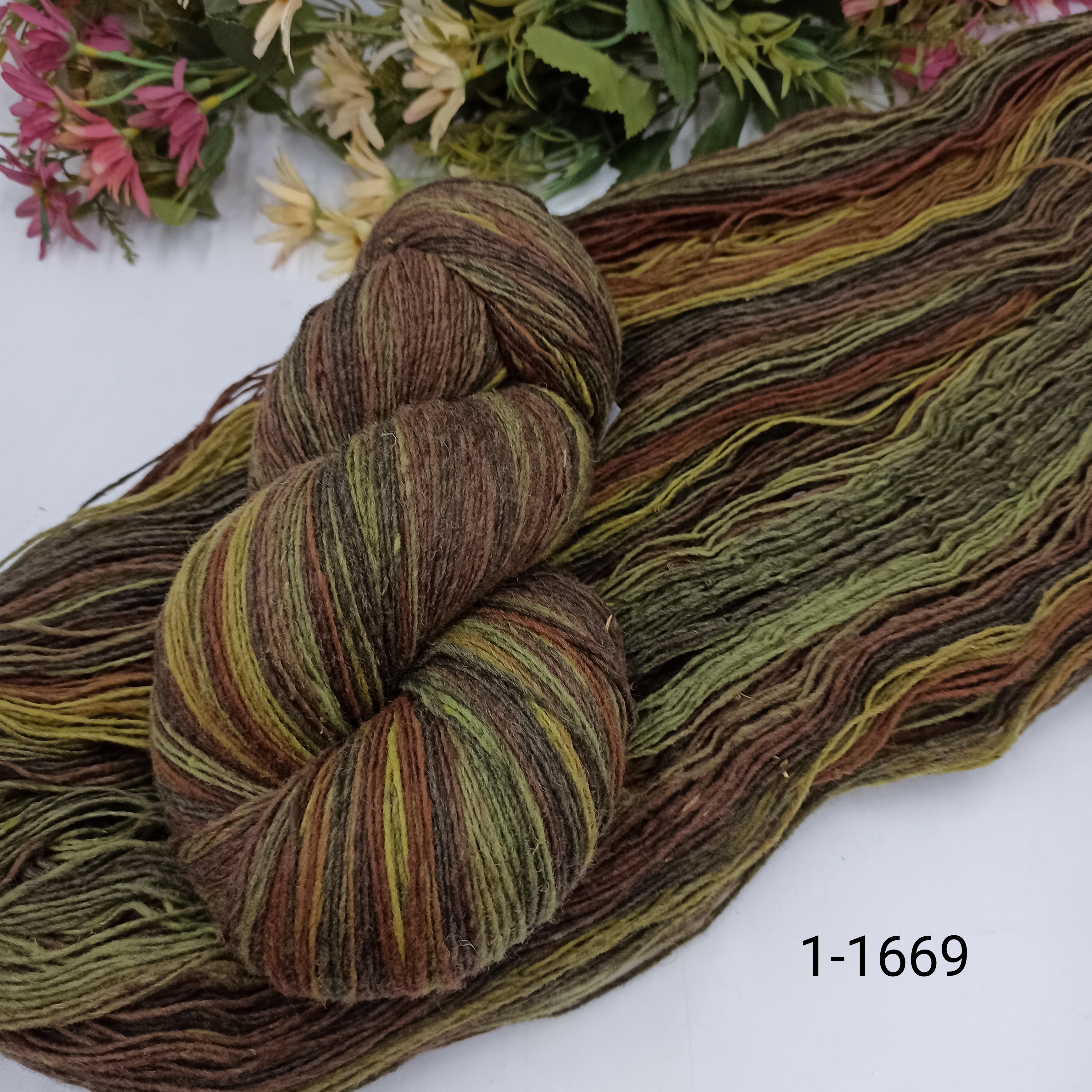 Дундага 6/1 шерсть секционного окрашивания 01-1669 420м/100гр