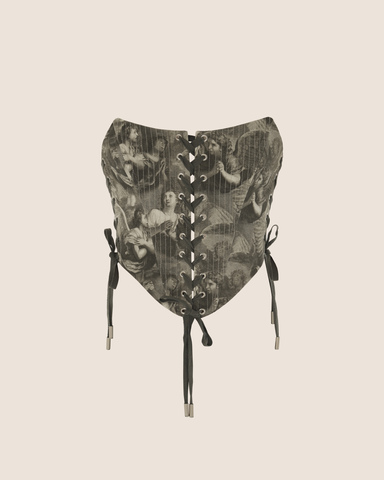 Корсет со шнуровкой Гравюра 