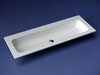 Ceramica Nova Grace CN7016WX Раковина накладная без отверстия под смеситель, 121x45.7, цвет: белый