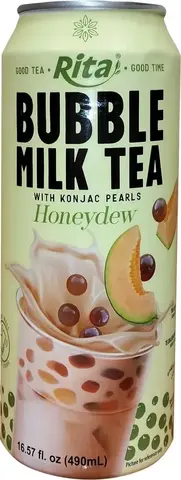 Напиток растительный БАБЛ МИЛК ТИ с конжаком дыня 490мл