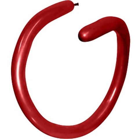Шар S ШДМ 260/ 5*150 см, Пастель, Королевский красный (016), 10 шт.