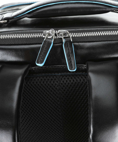 Рюкзак мужской Piquadro Blue Square, чёрный, кожа натуральная (CA4894B2/N)