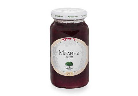 Джем "Русский лес" малина, 340г