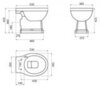 BelBagno BB135SCM-CRM Сиденье быстросъемное, дюропласт, soft close, металлическое крепление
