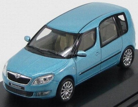 Skoda Roomster 2010 Llight blue metallic Abrex 1:43