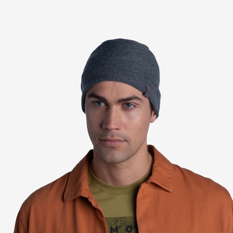 Картинка шапка вязаная Buff Hat Knitted Lekey Grey - 2