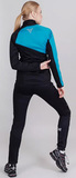 Детский утеплённый лыжный костюм Nordski Jr. Premium Blue-Black с высокой спинкой