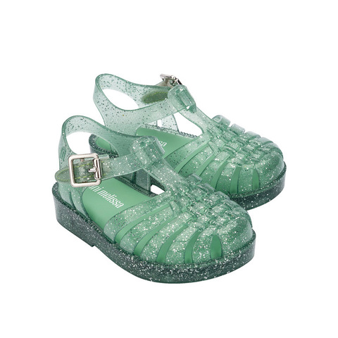 Сандалии Mini Melissa Possession Shiny Green