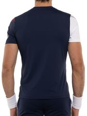 Теннисная футболка Hydrogen Sport Stripes Tech T-Shirt - blue navy/white/red