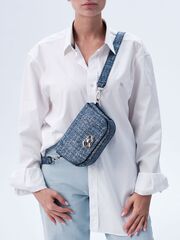 Сумка кожаная Deboro 30879 азур