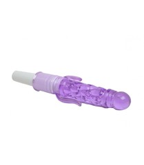 Фиолетовый вибратор с дополнительными отростками