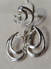 Журуа (кольцо + серьги из серебра)