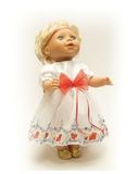 Платье праздничное - На кукле. Одежда для кукол, пупсов и мягких игрушек.