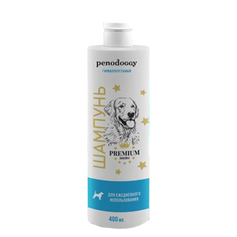 Шампунь Penodoggy для ежедневного использования, гипоаллергенный, для собак и кошек, 400 мл.