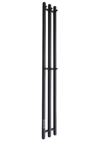 Маргроид Inaro Inaro-12012-1049-9005L Полотенцесушитель электрический 120х12 (чёрный матовый)