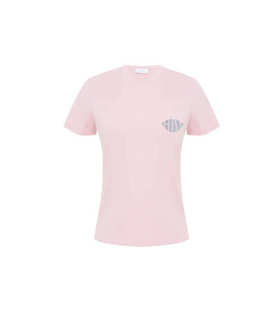 Футболка из хлопка пима розовый