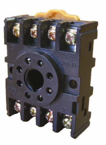 Разьем Р8Ц - цокольный 8-pin на DIN-рейку/плоскость TDM