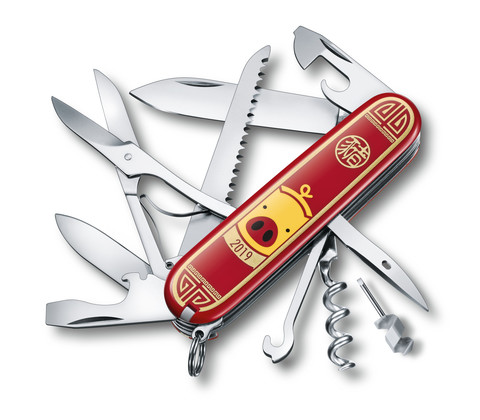 Складной нож Victorinox Huntsman Year of the Pig 2019 (1.3714.E8) limited edition - Wenger-Victorinox.Ru