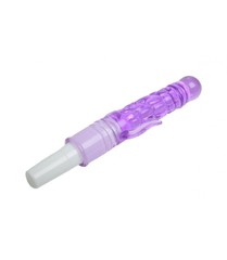 Фиолетовый вибратор с дополнительными отростками