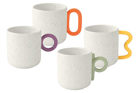 Набор кружек 4шт 350мл Easy Life Creative el-r1741/crwc