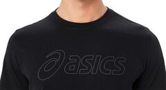 Теннисная футболка Asics Logo Short Sleeve T-Shirt - performance black/graphite grey