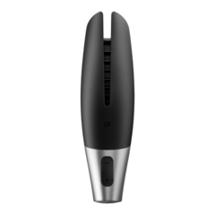 Мастурбатор с вибрацией Satisfyer Power Masturbator черно-серебристый