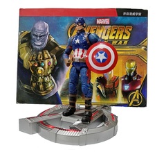 Мстители фигурка Капитан Америка подставка с подсветкой