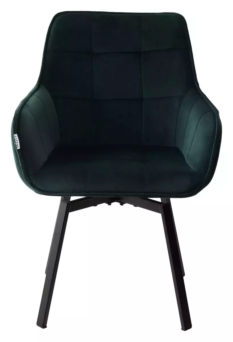 Стул MAVERICK 360 град. поворот. BLUVEL-78 GREEN/ черный каркас, М-City