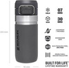 Картинка термостакан Stanley GO Quick Flip 0,47 Charcoal - 4