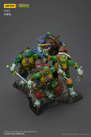 Фигурки набор Черепашки Ниндзя масштаб 1/18 JoyToy