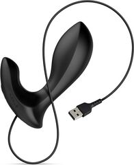 Черная анальная вибровтулка Nexus Duo Plug Medium - 