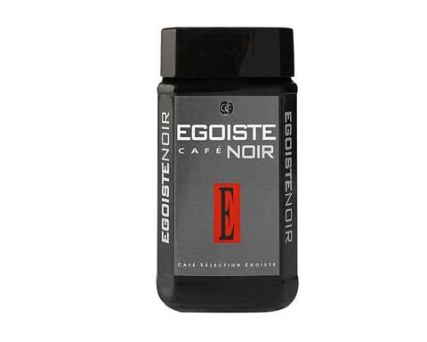 Кофе растворимый Egoiste Noir, 100 г стеклянная банка