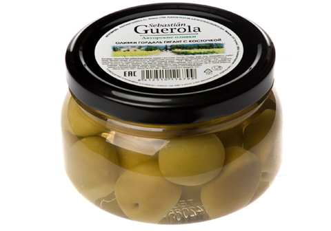 Оливки зеленые Гордаль Гигант, 210г