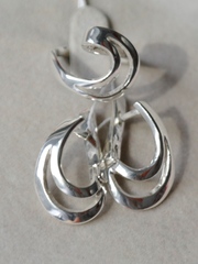 Журуа (кольцо + серьги из серебра)