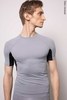 Rashguard t-shirt | grey_black