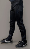 Детский утеплённый лыжный костюм Nordski Jr. Premium Blue-Black с высокой спинкой