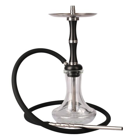 Shisha Y.K.A.P. Mini Black M3 (Flasche, Schlauch, Tasche IM Lieferumfang ENTHALTEN)