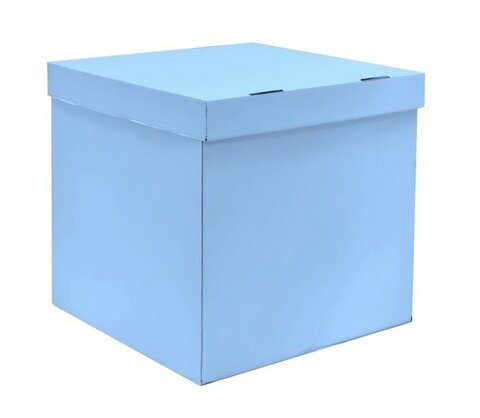 Коробка для шаров (Голубая) 60*80*80 см (Ш*Д*В)